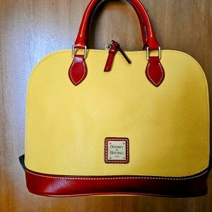 Dooney & Bourke Yellow and Red Women's Bag